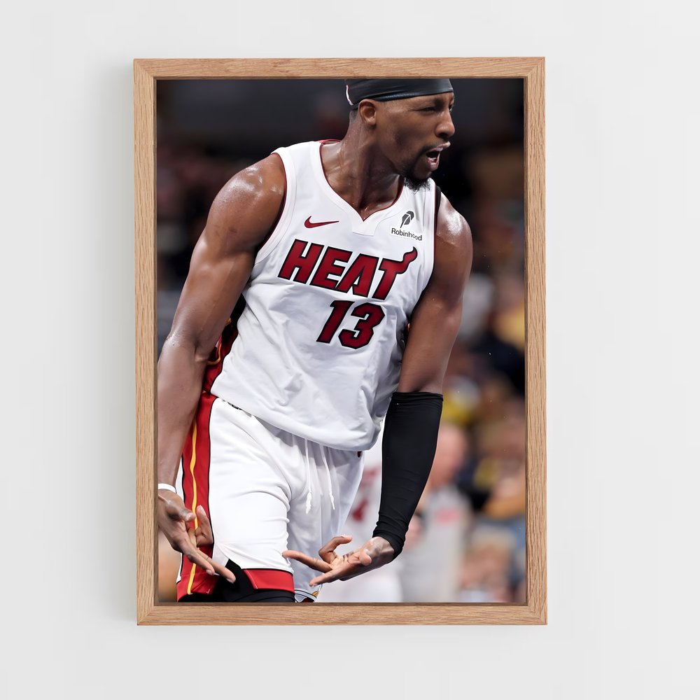 Poster LeBron à Miami – affiche Basketball (vue 4)